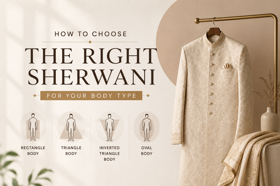 How to Choose the Right Sherwani for Your Body Type