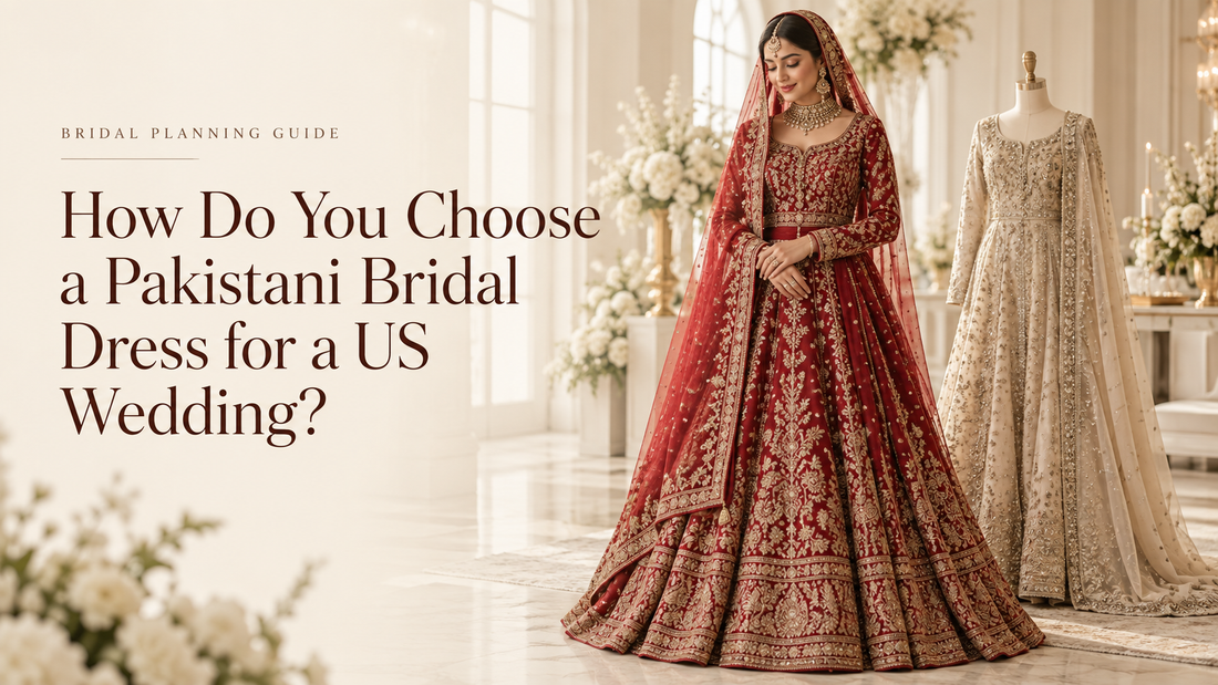 How Do You Choose a Pakistani Bridal Dress for a US Wedding?
