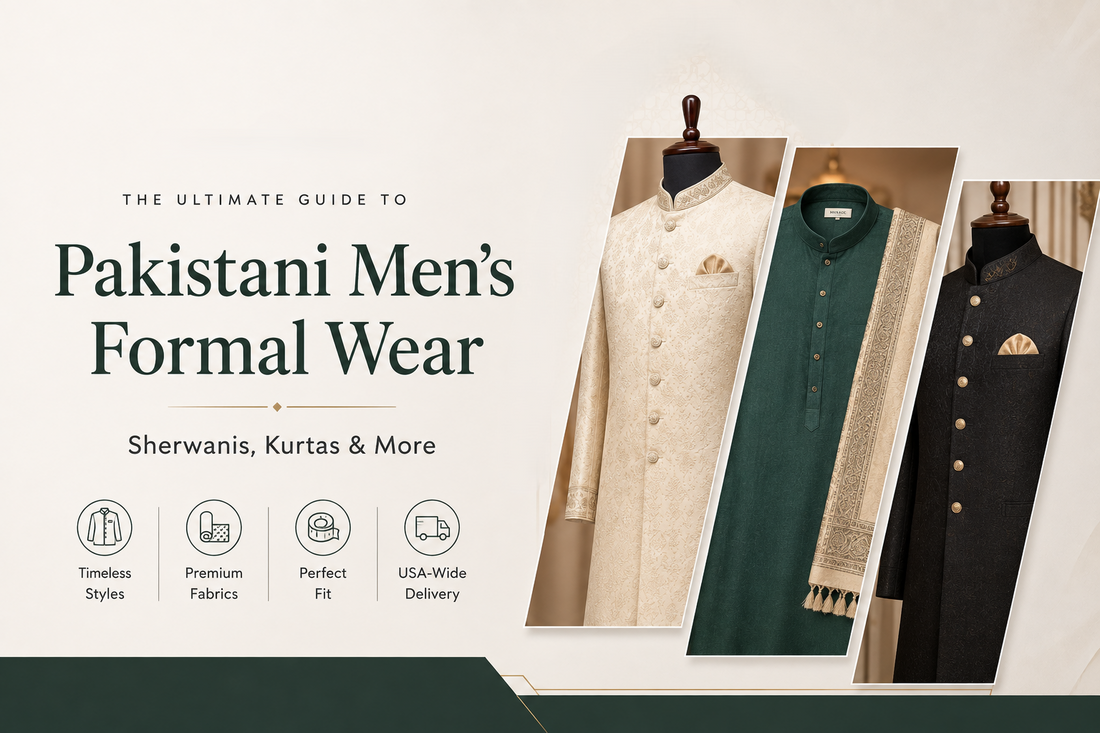 Shop Men's Designer Pakistani Wear at Mirage Collection