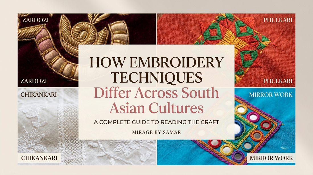 How Embroidery Techniques Differ Across South Asian Cultures