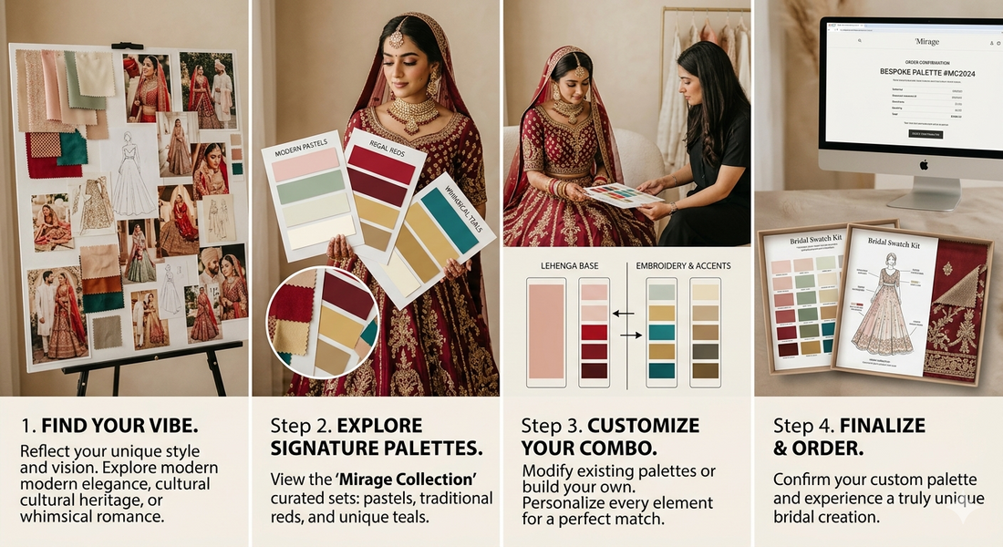 How to Pick Your Bridal Color Palette at Mirage Collection