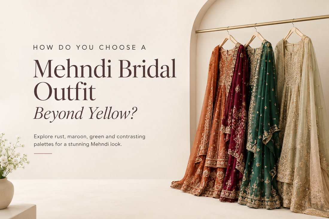 How Do You Choose a Mehndi Bridal Outfit Beyond Yellow?