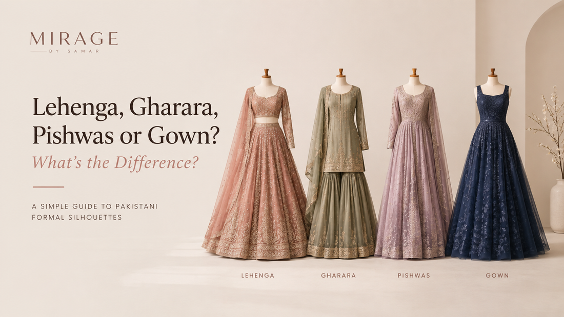 Lehenga, Gharara, Pishwas or Gown What's the Difference?