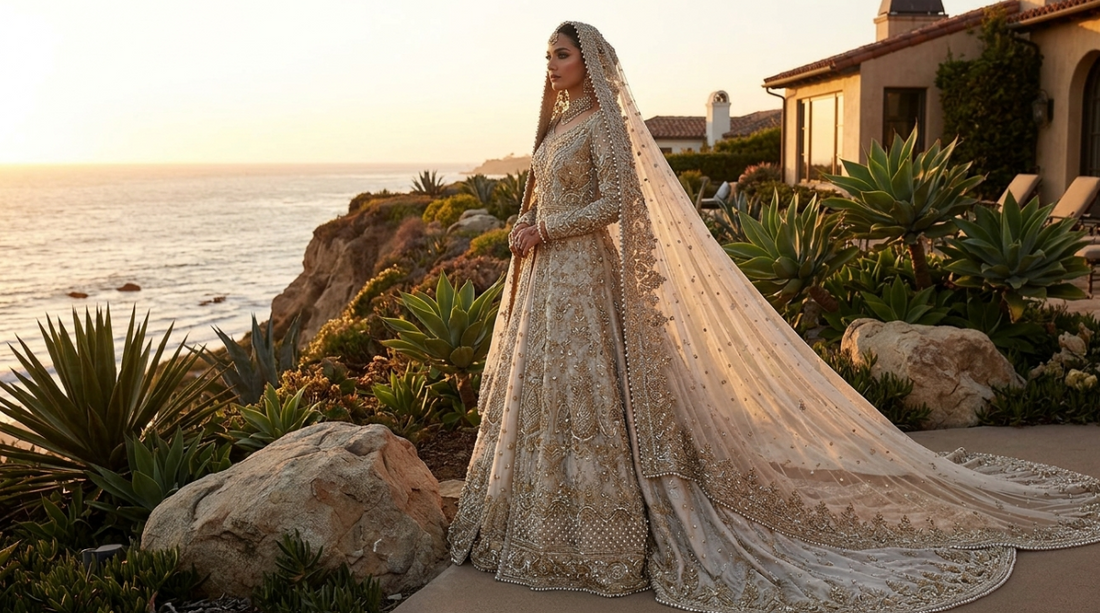 Designer Bridal Outfits in California: Mirage by Samar